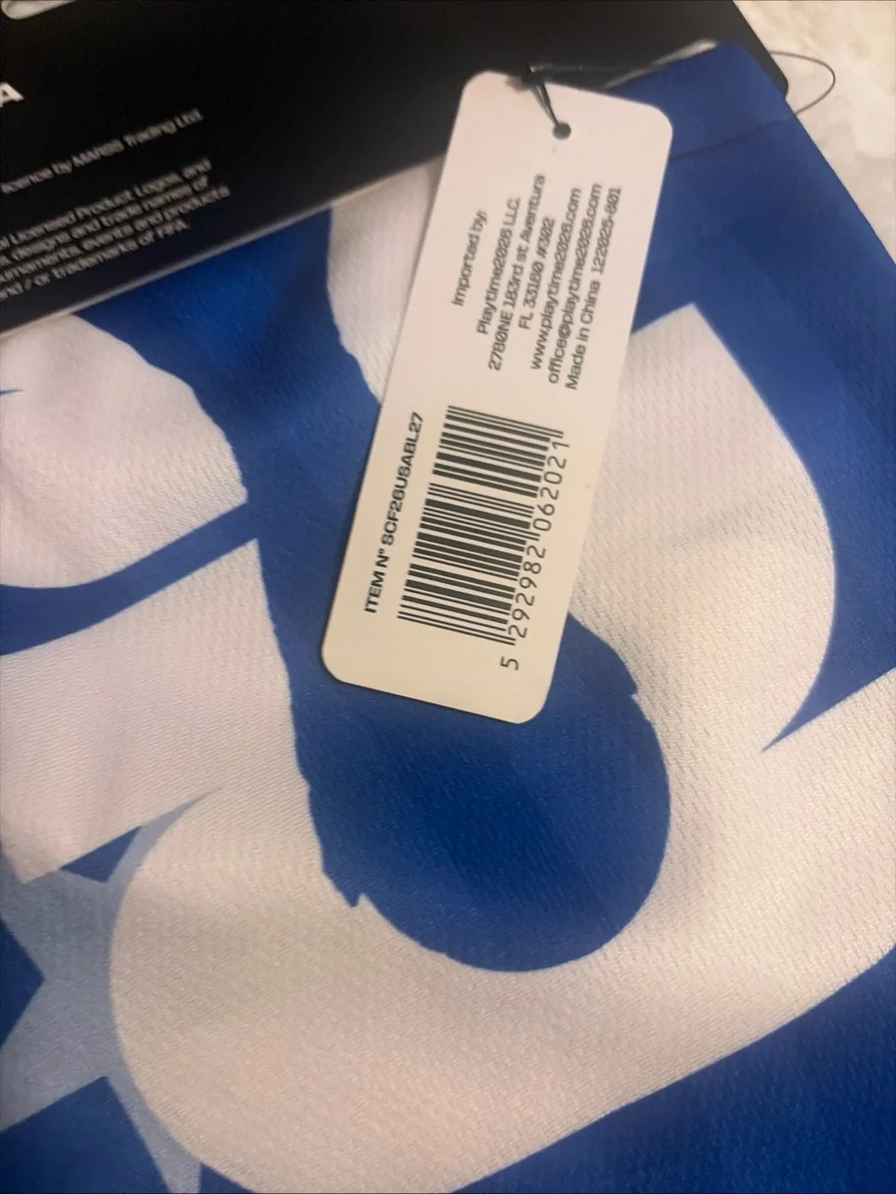 FIFA World Cup Blue and Red Supporter Scarf